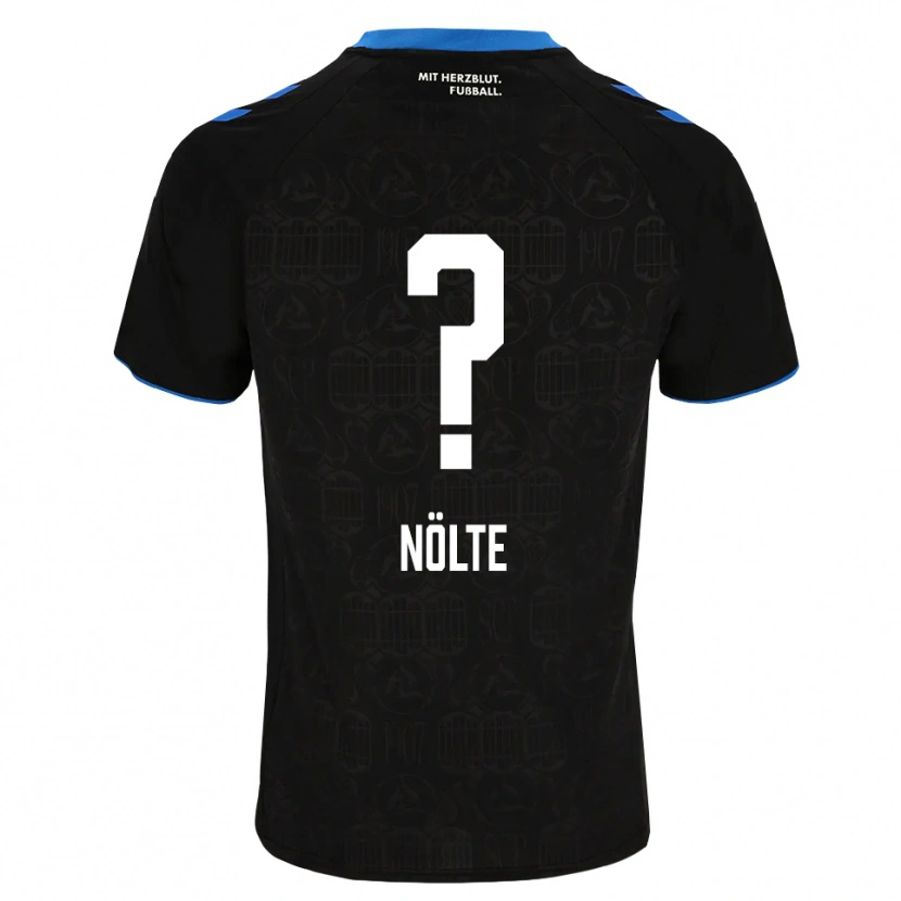 Danxen Heren Jannik Nölte #0 Zwart Wit Rood Thuisshirt Thuistenue 2026/27 T-Shirt