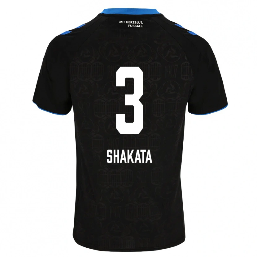 Danxen Heren Haruto Shakata #3 Zwart Wit Rood Thuisshirt Thuistenue 2026/27 T-Shirt