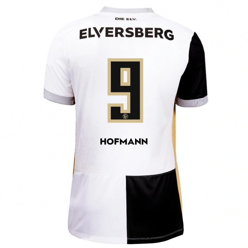 Danxen Heren Danny Hofmann #9 Zwart Wit Bruin Thuisshirt Thuistenue 2026/27 T-Shirt