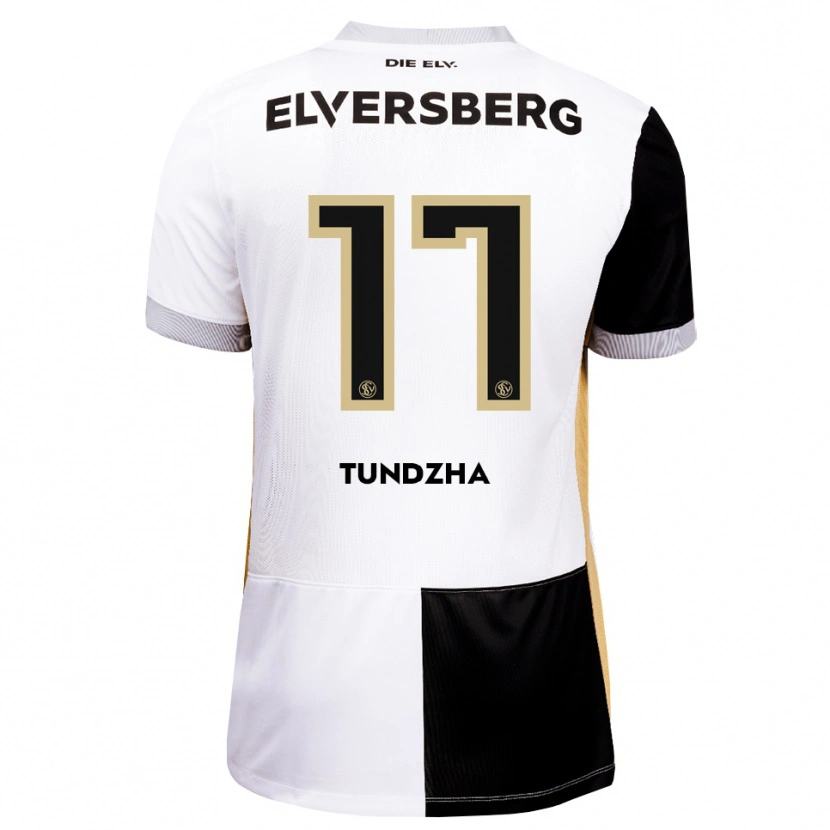 Danxen Heren Berke Tundzha #17 Zwart Wit Bruin Thuisshirt Thuistenue 2026/27 T-Shirt