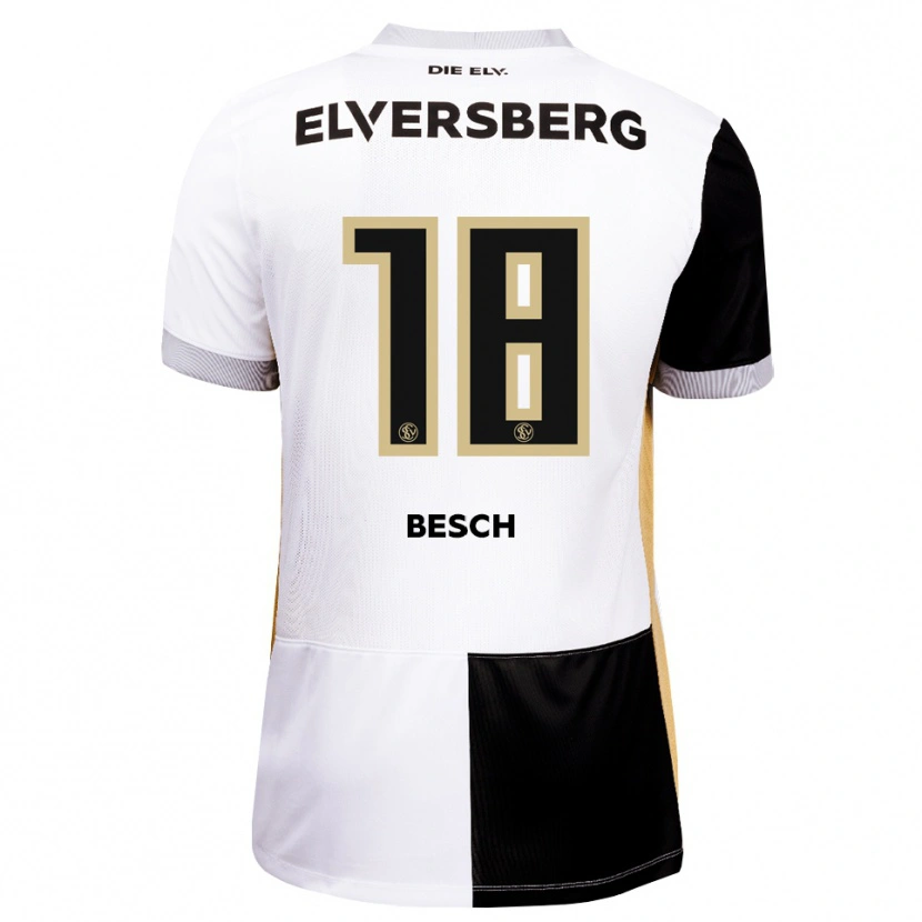 Danxen Heren Philipp Besch #18 Zwart Wit Bruin Thuisshirt Thuistenue 2026/27 T-Shirt