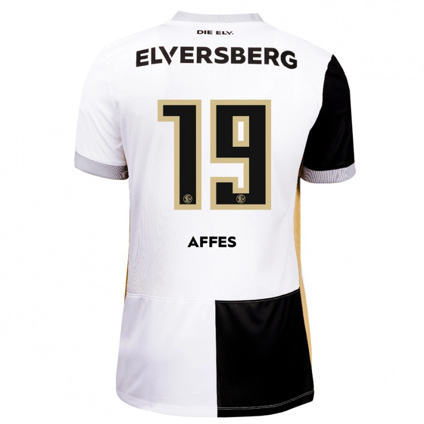 Danxen Heren Samy Affes #19 Zwart Wit Bruin Thuisshirt Thuistenue 2026/27 T-Shirt