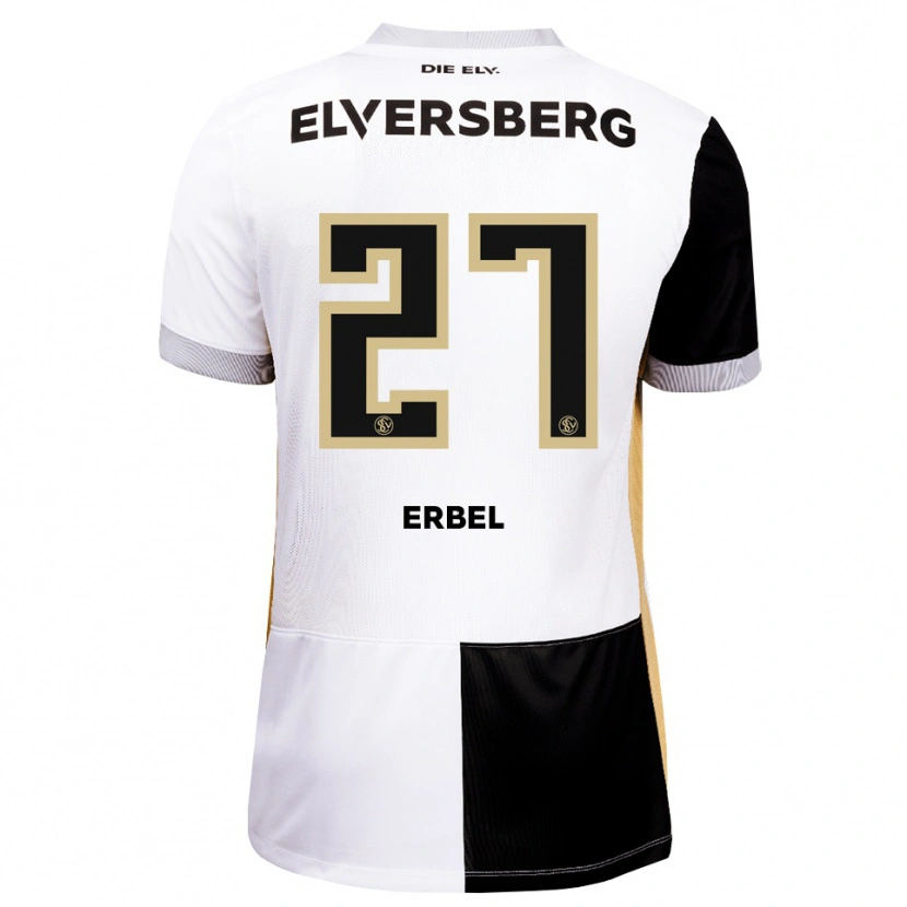 Danxen Heren Felix Erbel #27 Zwart Wit Bruin Thuisshirt Thuistenue 2026/27 T-Shirt