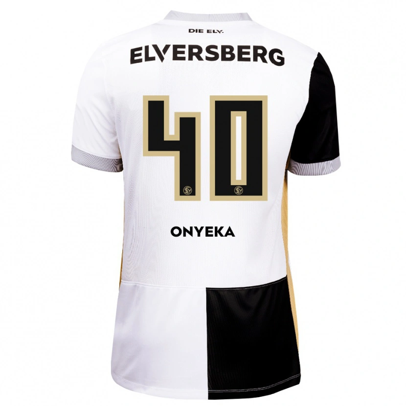 Danxen Heren Francis Onyeka #40 Zwart Wit Bruin Thuisshirt Thuistenue 2026/27 T-Shirt