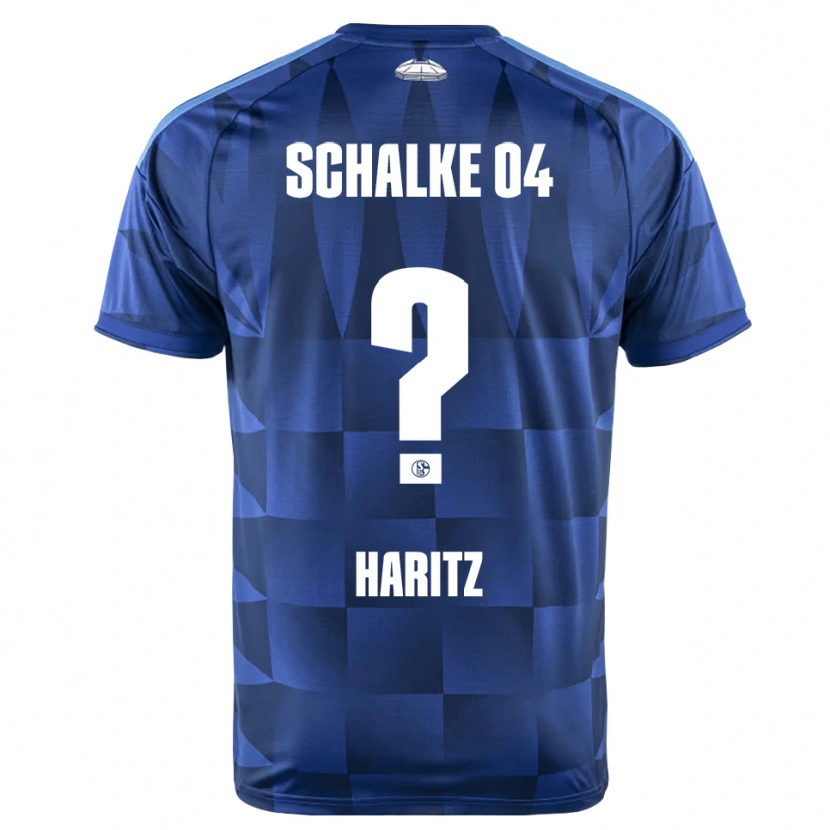 Danxen Heren Sam Haritz #0 Donkerblauw Geel Wit Thuisshirt Thuistenue 2026/27 T-Shirt