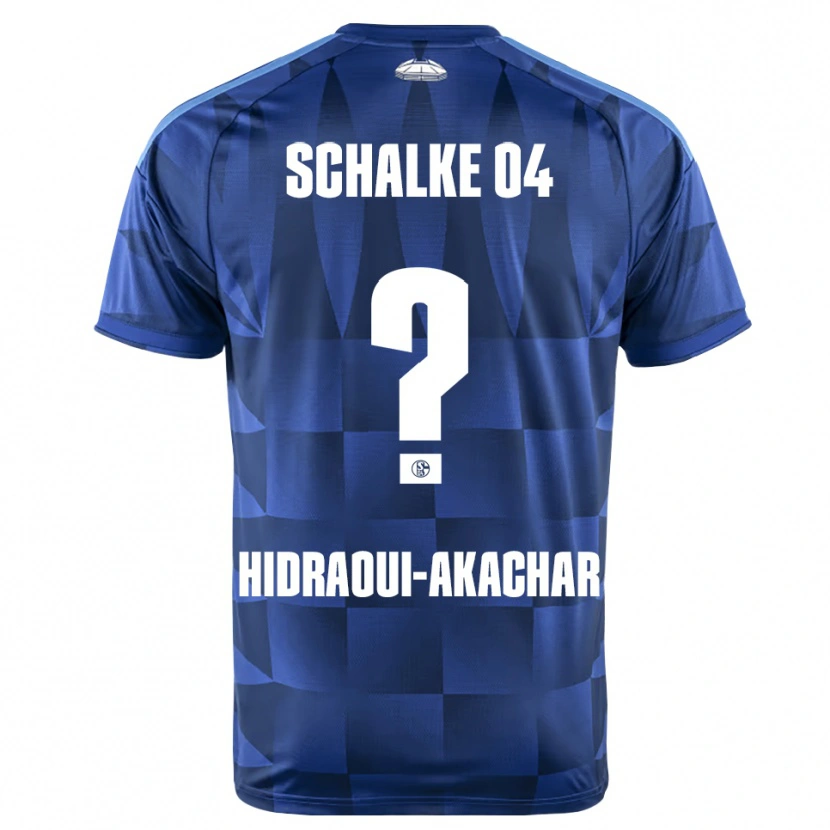 Danxen Heren Yassin Hidraoui-Akachar #0 Donkerblauw Geel Wit Thuisshirt Thuistenue 2026/27 T-Shirt