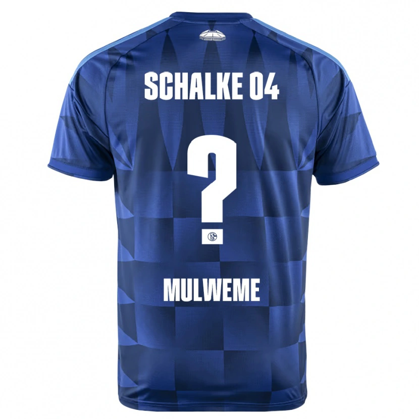 Danxen Heren Blessing Mulweme #0 Donkerblauw Geel Wit Thuisshirt Thuistenue 2026/27 T-Shirt