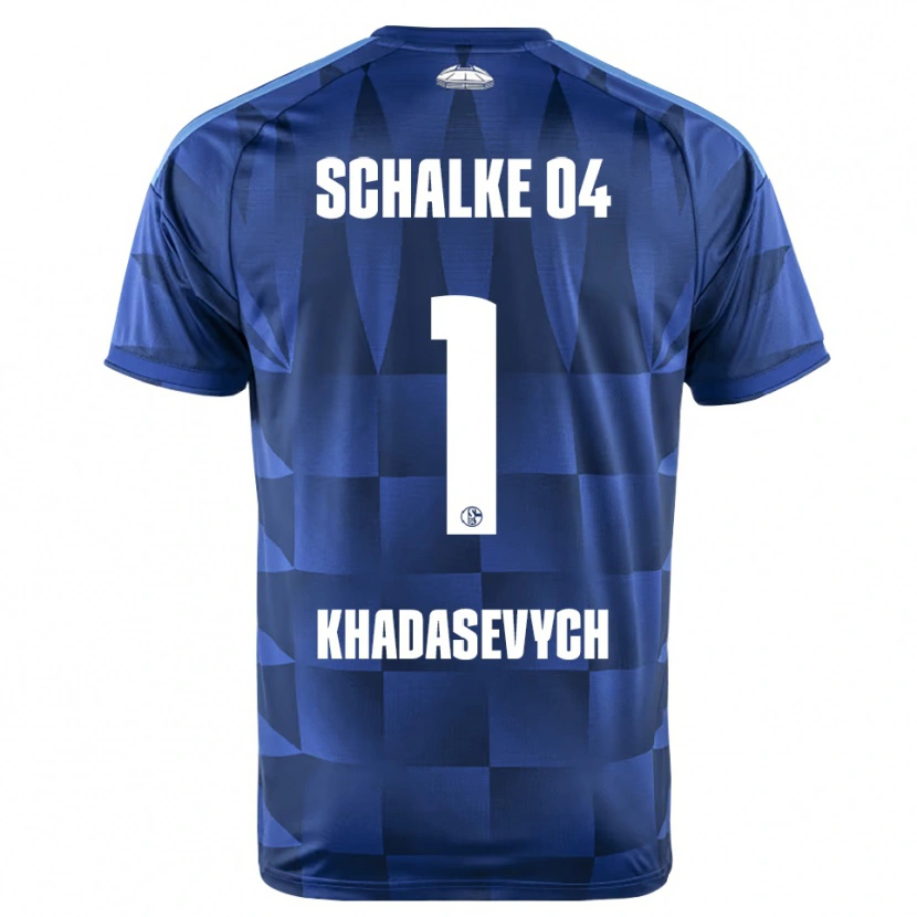 Danxen Heren Kyrylo Khadasevych #1 Donkerblauw Geel Wit Thuisshirt Thuistenue 2026/27 T-Shirt