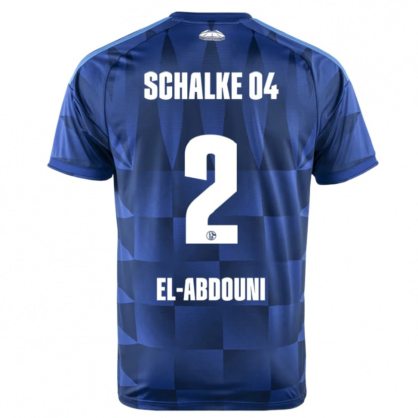 Danxen Heren Amir El-Abdouni #2 Donkerblauw Geel Wit Thuisshirt Thuistenue 2026/27 T-Shirt