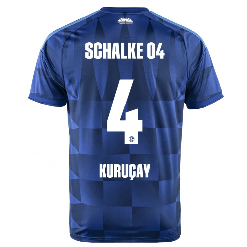 Danxen Heren Hasan Kuruçay #4 Donkerblauw Geel Wit Thuisshirt Thuistenue 2026/27 T-Shirt