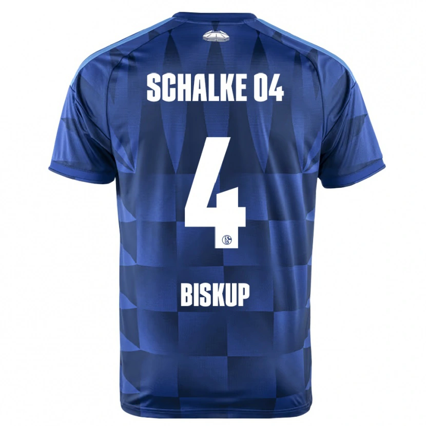 Danxen Heren Michelle Biskup #4 Donkerblauw Geel Wit Thuisshirt Thuistenue 2026/27 T-Shirt