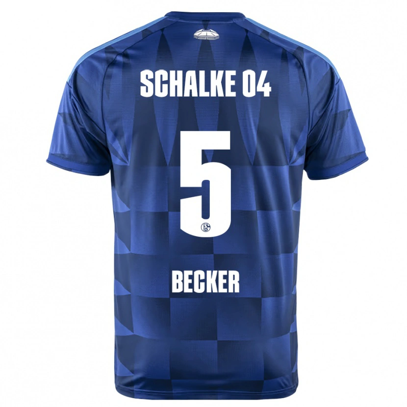 Danxen Heren Timo Becker #5 Donkerblauw Geel Wit Thuisshirt Thuistenue 2026/27 T-Shirt