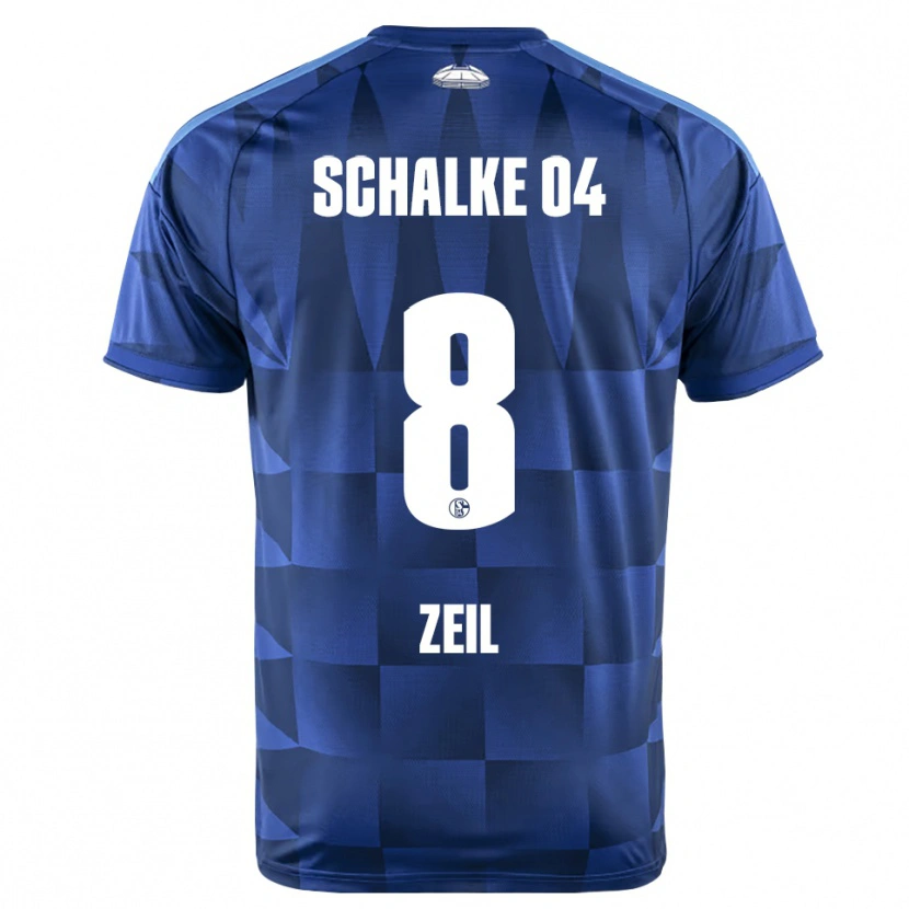 Danxen Heren Emil Zeil #8 Donkerblauw Geel Wit Thuisshirt Thuistenue 2026/27 T-Shirt