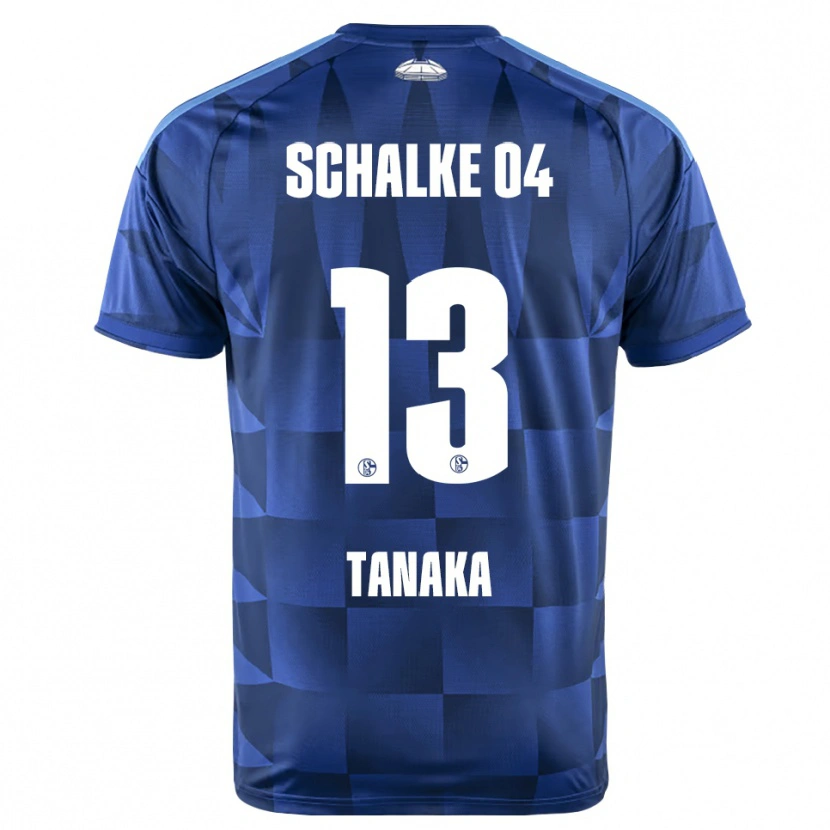 Danxen Heren Satoshi Tanaka #13 Donkerblauw Geel Wit Thuisshirt Thuistenue 2026/27 T-Shirt
