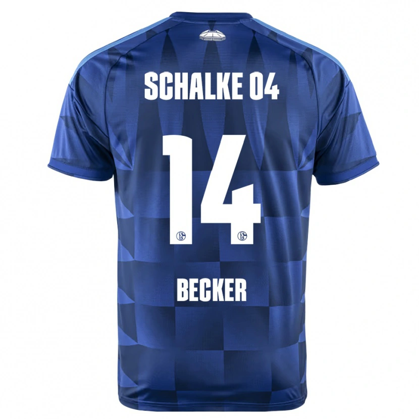 Danxen Heren Daniel Becker #14 Donkerblauw Geel Wit Thuisshirt Thuistenue 2026/27 T-Shirt