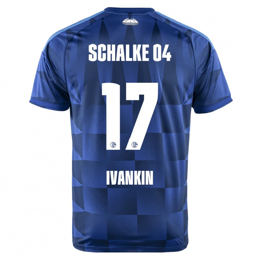 Danxen Heren Alexander Ivankin #17 Donkerblauw Geel Wit Thuisshirt Thuistenue 2026/27 T-Shirt