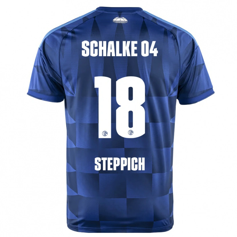 Danxen Heren Bianca Steppich #18 Donkerblauw Geel Wit Thuisshirt Thuistenue 2026/27 T-Shirt