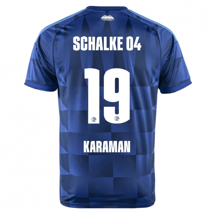 Danxen Heren Kenan Karaman #19 Donkerblauw Geel Wit Thuisshirt Thuistenue 2026/27 T-Shirt