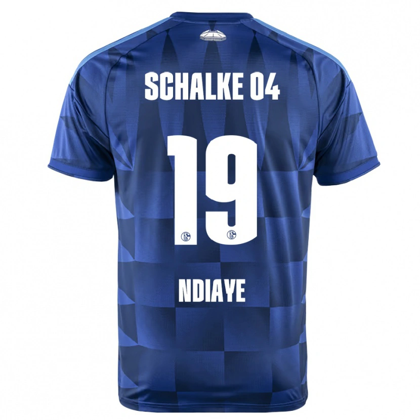Danxen Heren Jean-Paul Ndiaye #19 Donkerblauw Geel Wit Thuisshirt Thuistenue 2026/27 T-Shirt