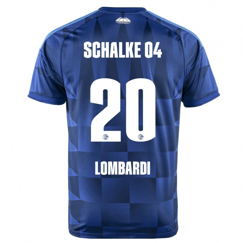 Danxen Heren Antonio Lombardi #20 Donkerblauw Geel Wit Thuisshirt Thuistenue 2026/27 T-Shirt