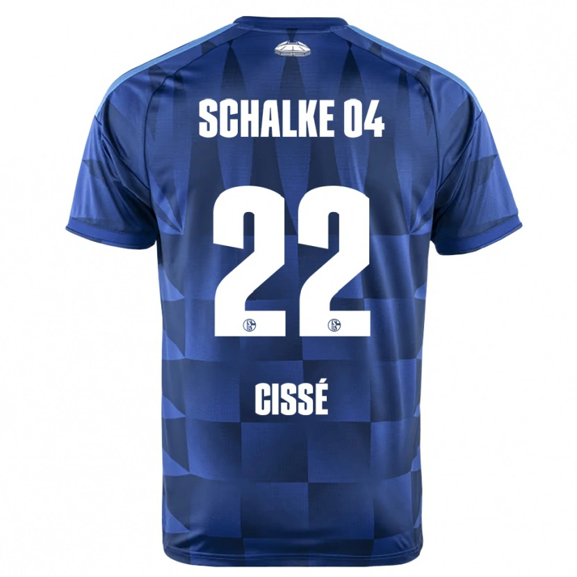 Danxen Heren Ibrahima Cissé #22 Donkerblauw Geel Wit Thuisshirt Thuistenue 2026/27 T-Shirt