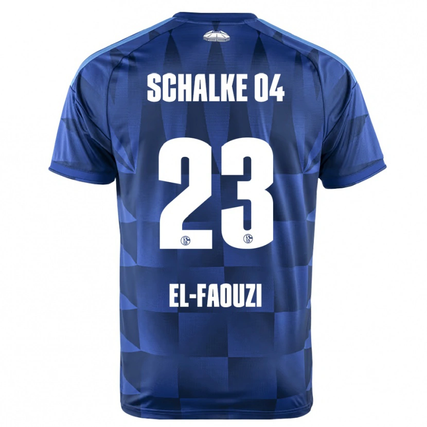 Danxen Heren Soufiane El-Faouzi #23 Donkerblauw Geel Wit Thuisshirt Thuistenue 2026/27 T-Shirt