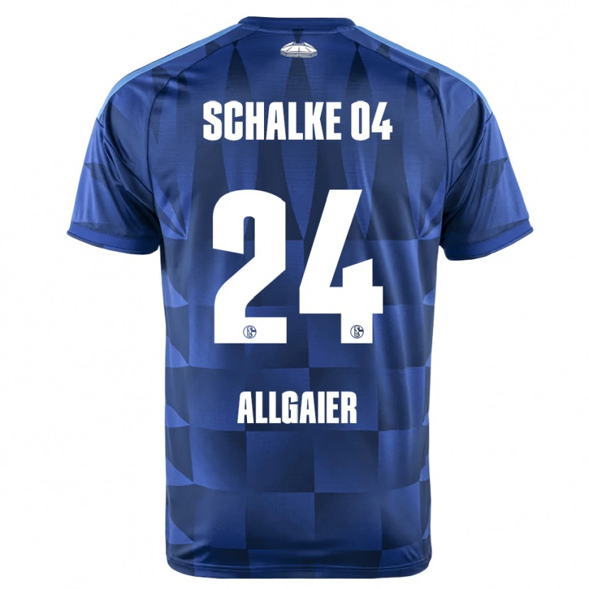 Danxen Heren Felix Allgaier #24 Donkerblauw Geel Wit Thuisshirt Thuistenue 2026/27 T-Shirt