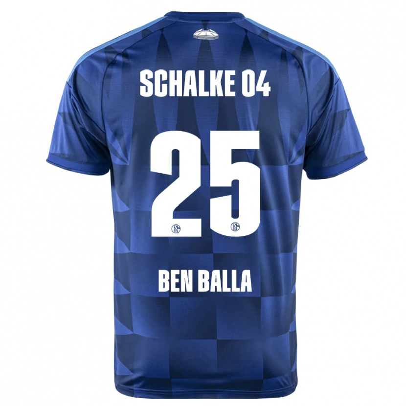 Danxen Heren Yassin Ben Balla #25 Donkerblauw Geel Wit Thuisshirt Thuistenue 2026/27 T-Shirt