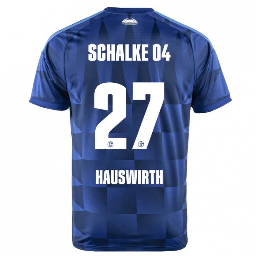 Danxen Heren Max Hauswirth #27 Donkerblauw Geel Wit Thuisshirt Thuistenue 2026/27 T-Shirt