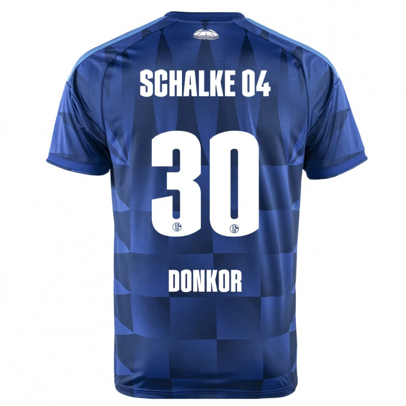 Danxen Heren Anton Donkor #30 Donkerblauw Geel Wit Thuisshirt Thuistenue 2026/27 T-Shirt