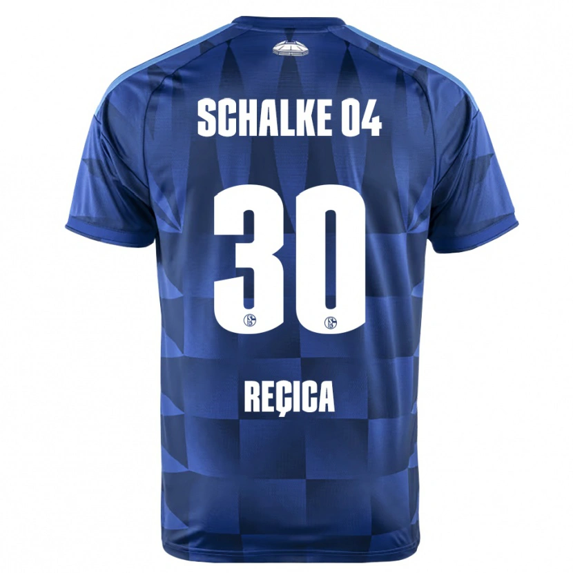 Danxen Heren Besjana Reçica #30 Donkerblauw Geel Wit Thuisshirt Thuistenue 2026/27 T-Shirt