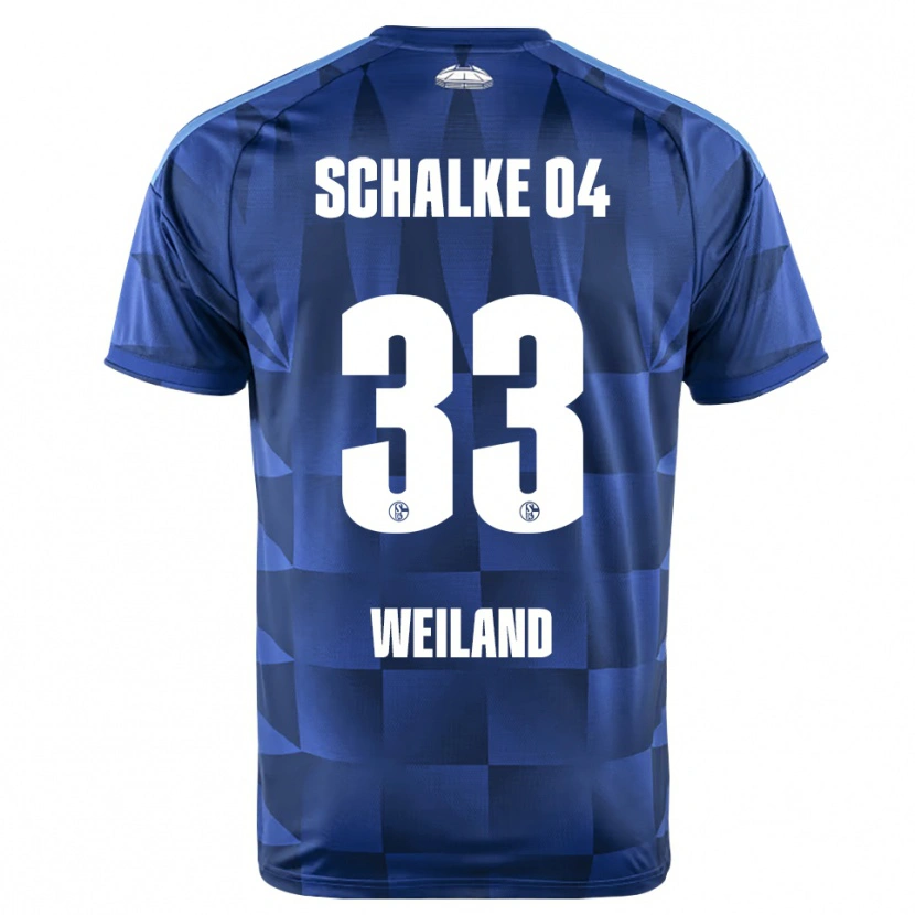 Danxen Heren Max Weiland #33 Donkerblauw Geel Wit Thuisshirt Thuistenue 2026/27 T-Shirt