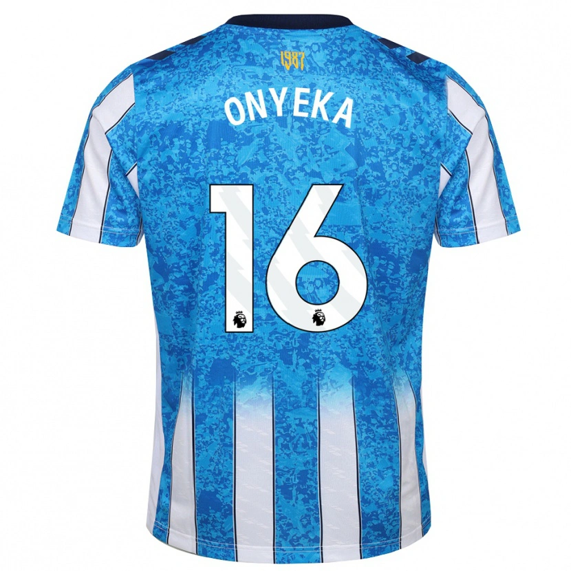 Danxen Heren Frank Onyeka #16 Wit Blauw Oranje Thuisshirt Thuistenue 2026/27 T-Shirt
