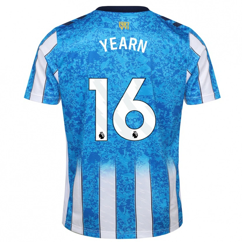 Danxen Heren Kai Yearn #16 Wit Blauw Oranje Thuisshirt Thuistenue 2026/27 T-Shirt