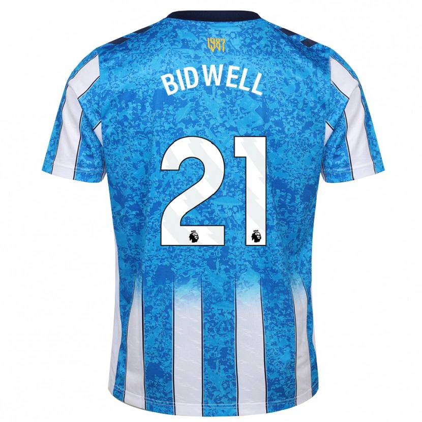 Danxen Heren Jake Bidwell #21 Wit Blauw Oranje Thuisshirt Thuistenue 2026/27 T-Shirt