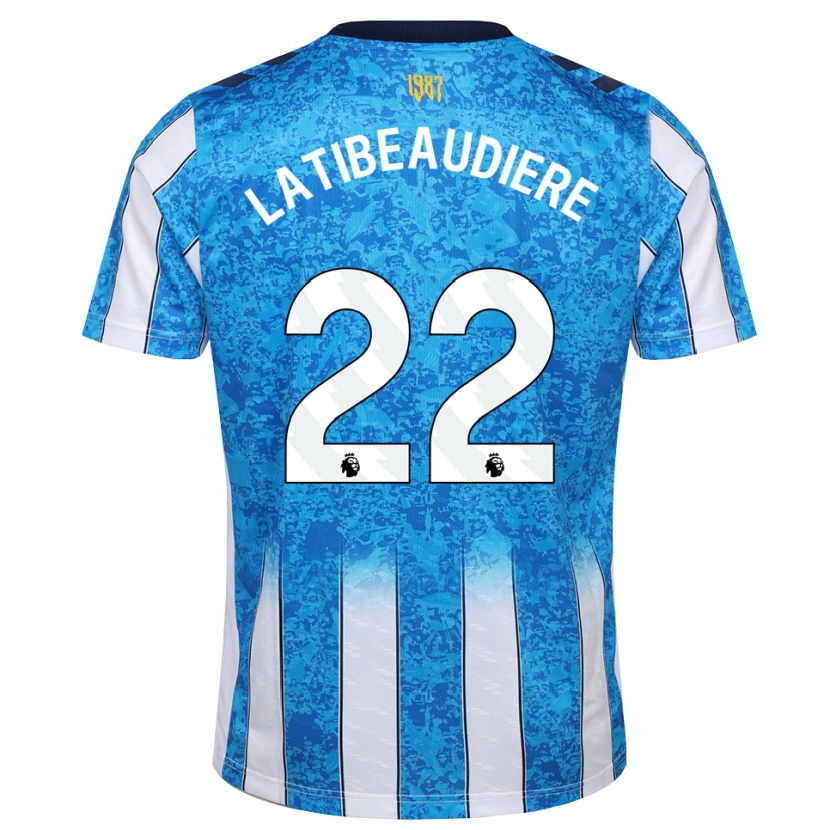 Danxen Heren Joel Latibeaudiere #22 Wit Blauw Oranje Thuisshirt Thuistenue 2026/27 T-Shirt