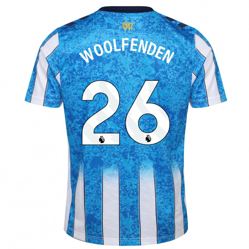 Danxen Heren Luke Woolfenden #26 Wit Blauw Oranje Thuisshirt Thuistenue 2026/27 T-Shirt