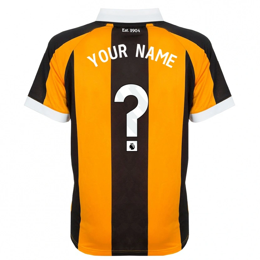 Danxen Heren Uw Naam #0 Oranje Zwart Wit Thuisshirt Thuistenue 2026/27 T-Shirt