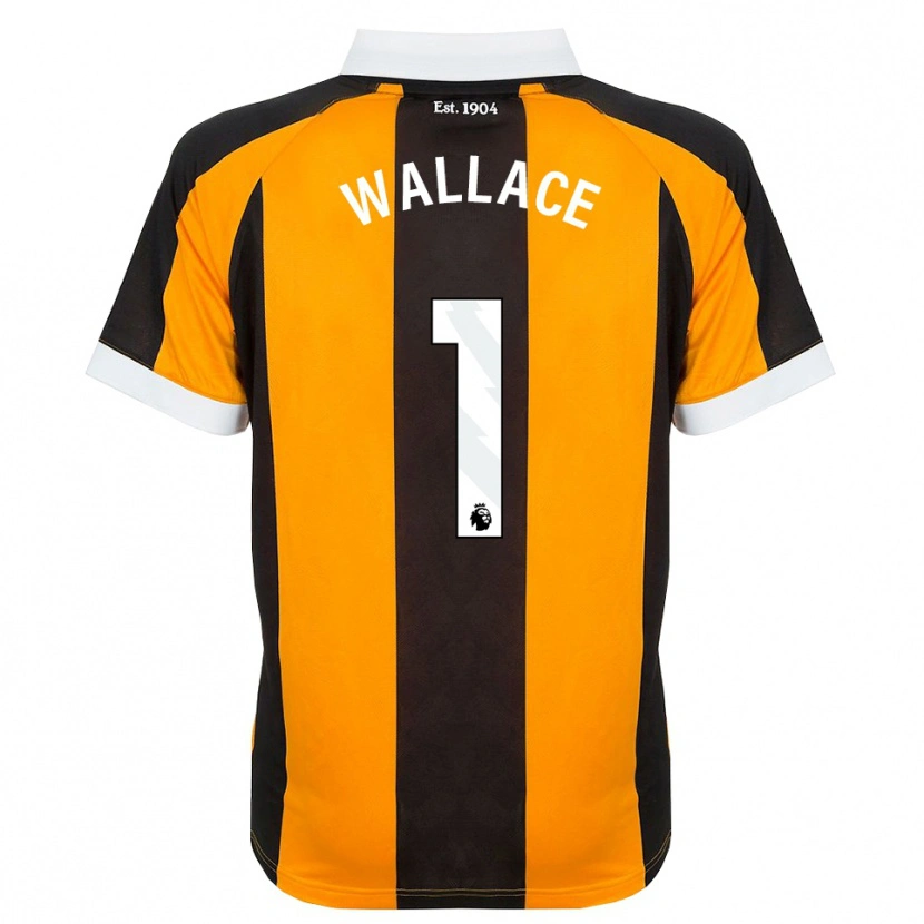 Danxen Heren Abbi Wallace #1 Oranje Zwart Wit Thuisshirt Thuistenue 2026/27 T-Shirt