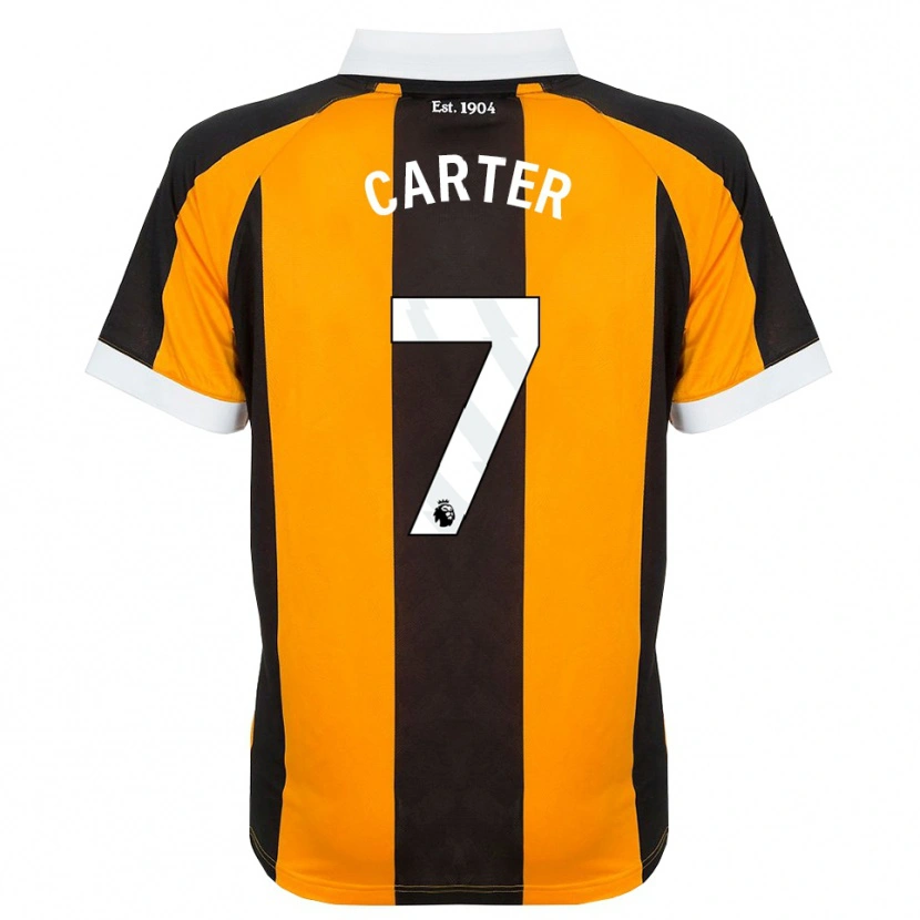 Danxen Heren Ramell Carter #7 Oranje Zwart Wit Thuisshirt Thuistenue 2026/27 T-Shirt