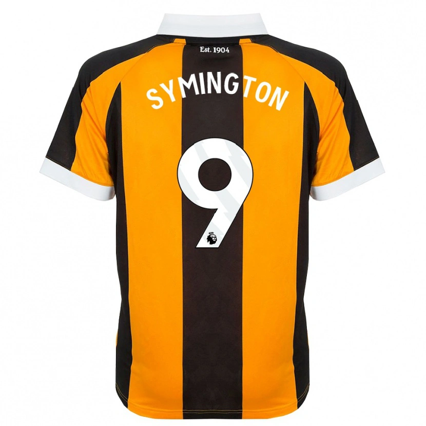 Danxen Heren Jo Symington #9 Oranje Zwart Wit Thuisshirt Thuistenue 2026/27 T-Shirt