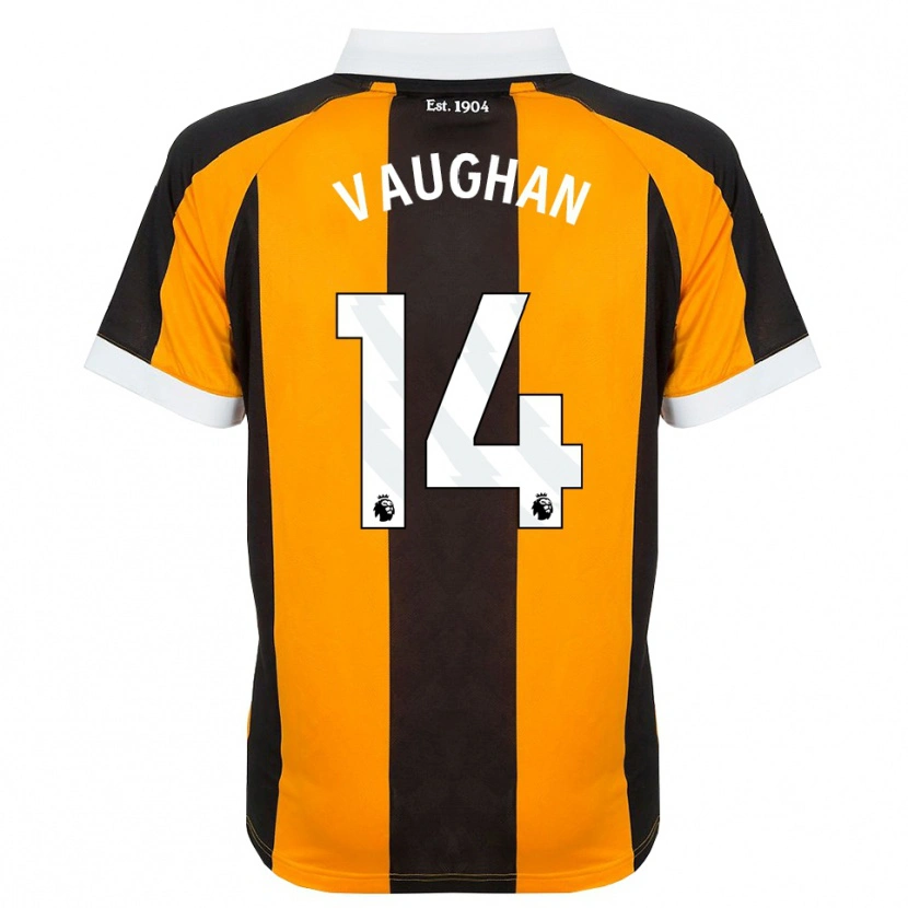 Danxen Heren Harry Vaughan #14 Oranje Zwart Wit Thuisshirt Thuistenue 2026/27 T-Shirt