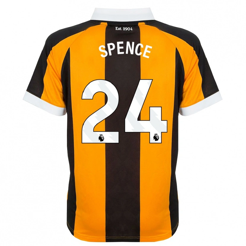 Danxen Heren Emily Spence #24 Oranje Zwart Wit Thuisshirt Thuistenue 2026/27 T-Shirt