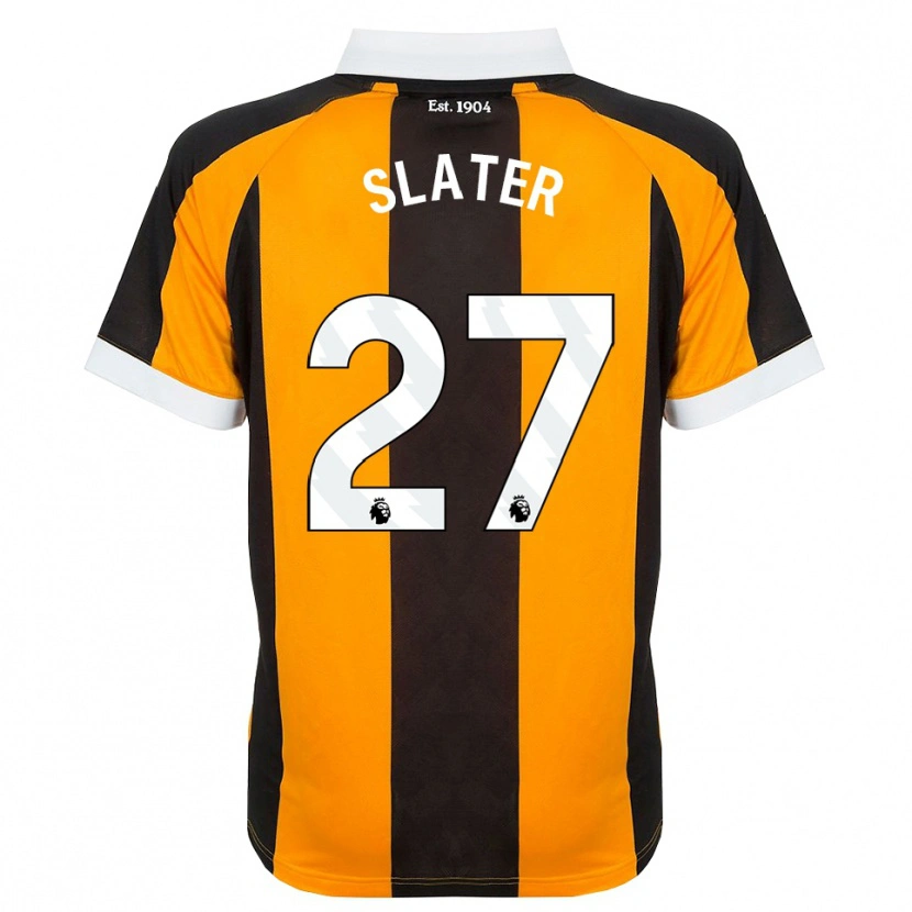 Danxen Heren Regan Slater #27 Oranje Zwart Wit Thuisshirt Thuistenue 2026/27 T-Shirt