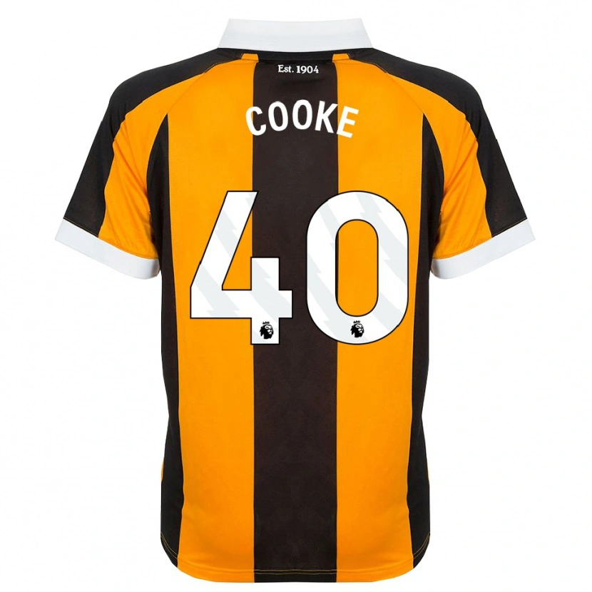 Danxen Heren Megan Cooke #40 Oranje Zwart Wit Thuisshirt Thuistenue 2026/27 T-Shirt