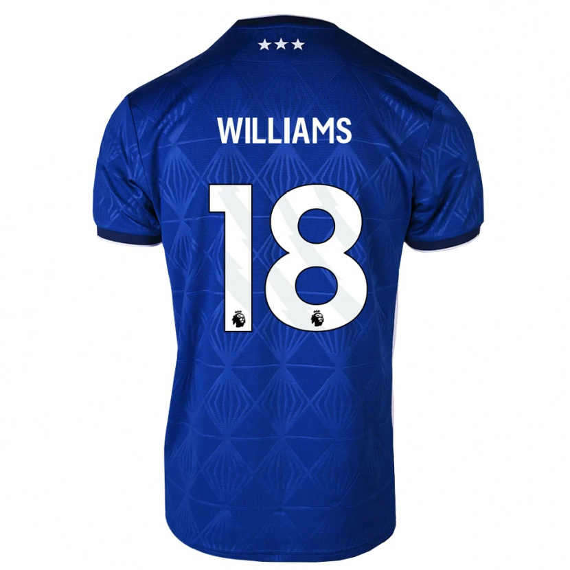Danxen Heren Brandon Williams #18 Mediumblue Wit Rood Thuisshirt Thuistenue 2026/27 T-Shirt
