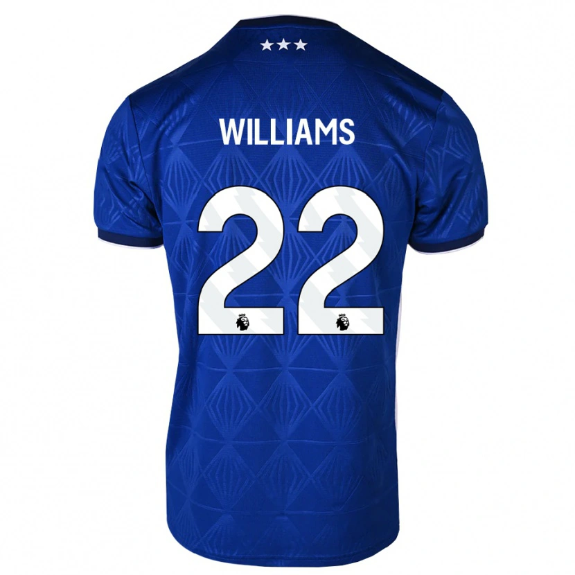 Danxen Heren Evie Williams #22 Mediumblue Wit Rood Thuisshirt Thuistenue 2026/27 T-Shirt