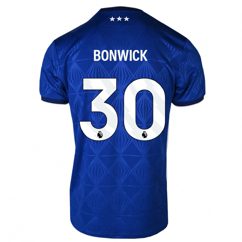 Danxen Heren Kaci-Jai Bonwick #30 Mediumblue Wit Rood Thuisshirt Thuistenue 2026/27 T-Shirt