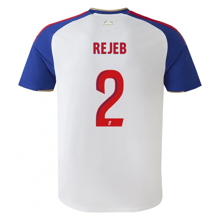 Danxen Heren Jibril Rejeb #2 Royalblue Rood Wit Thuisshirt Thuistenue 2026/27 T-Shirt