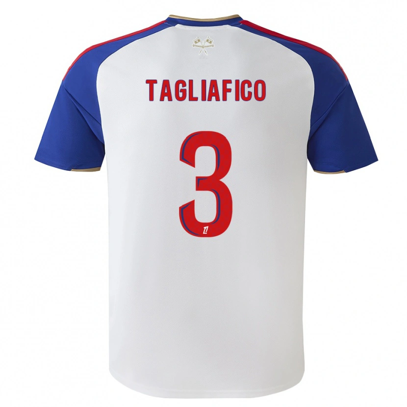 Danxen Heren Nicolás Tagliafico #3 Royalblue Rood Wit Thuisshirt Thuistenue 2026/27 T-Shirt